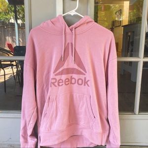 Pink Reebok hoodie